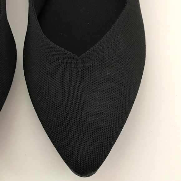 MIA Kerrie Point Toe Knit Flats Black Women’s Size 11 - Picture 7 of 16